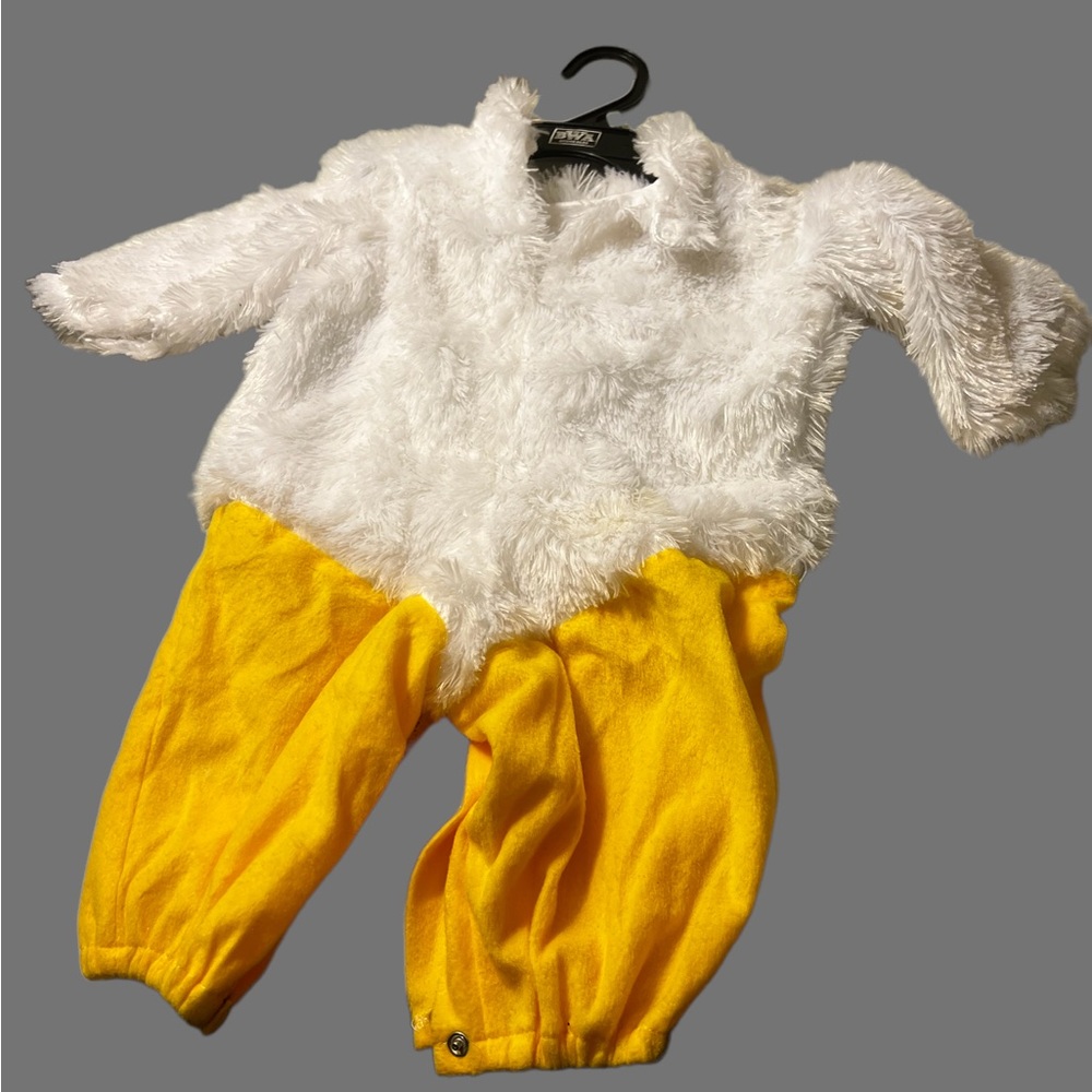 Infant one piece snap bottom jumpsuit.